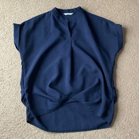 Bronze Navy Blue short sleeves sz Medium - Picture 1 of 5
